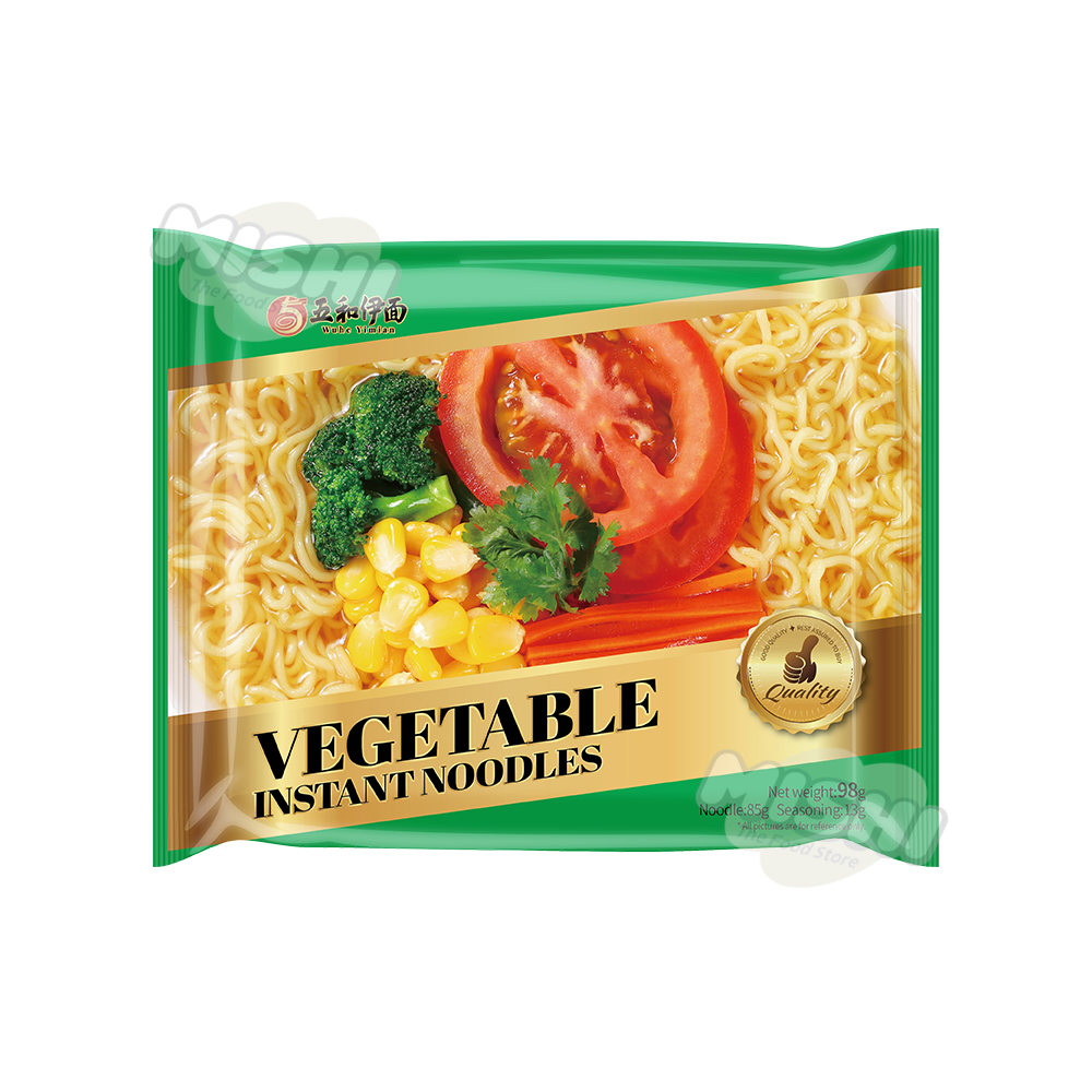 Wu He Yi Mian Brand Argentine Style Vegetable Bag Noodles 98g