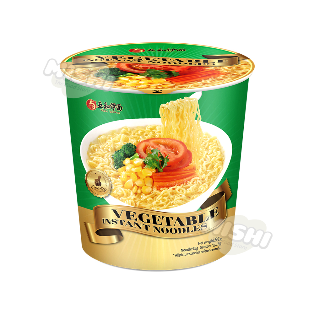 Wu He Yi Mian Brand Argentine Style Vegetable Cup Noodles 91g