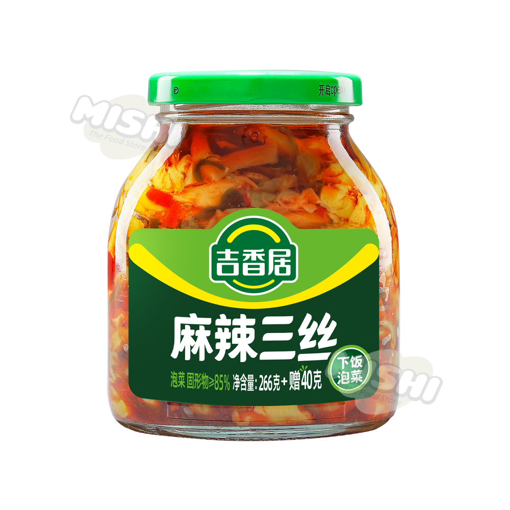 JI XIANG JU Brand Spicy Shredded Vegetables (266g + 40g free)