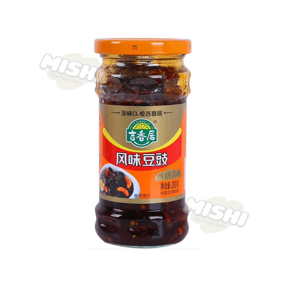 JI XIANG JU Brand Flavored Fermented Black Beans 280g