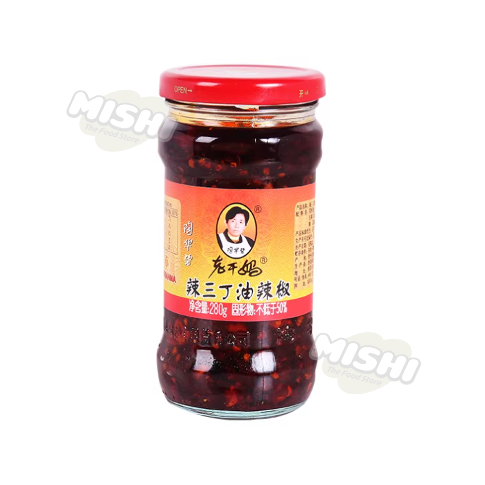 Lao Gan Ma Spicy Trio Dice Chili Oil, 280g
