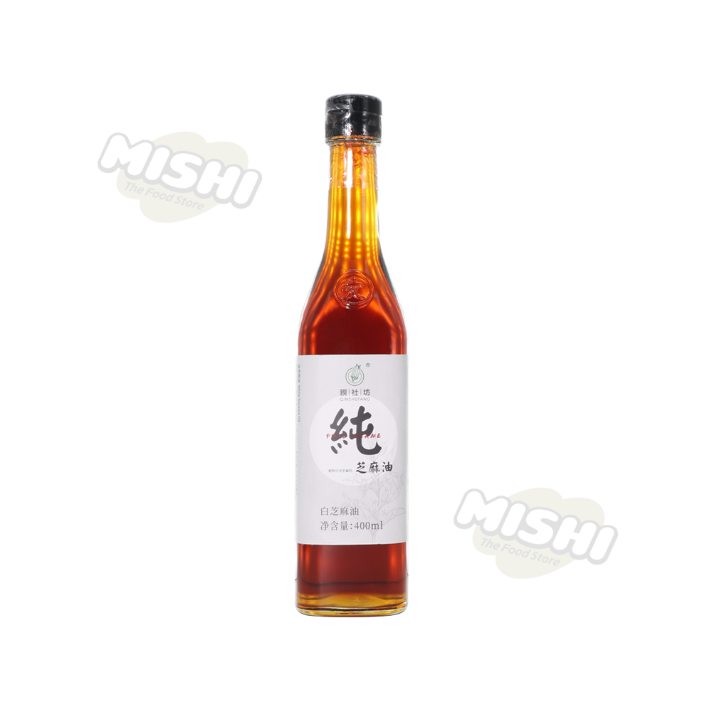 Qin She Fang White Sesame Oil (Machine Pressed) 400ml