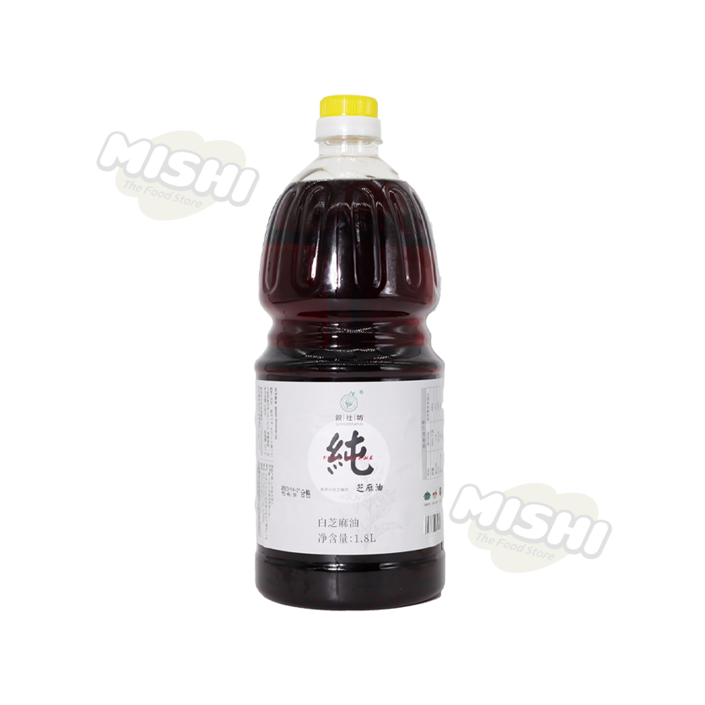 Qin She Fang White Sesame Oil (Stone Ground) 1.8L