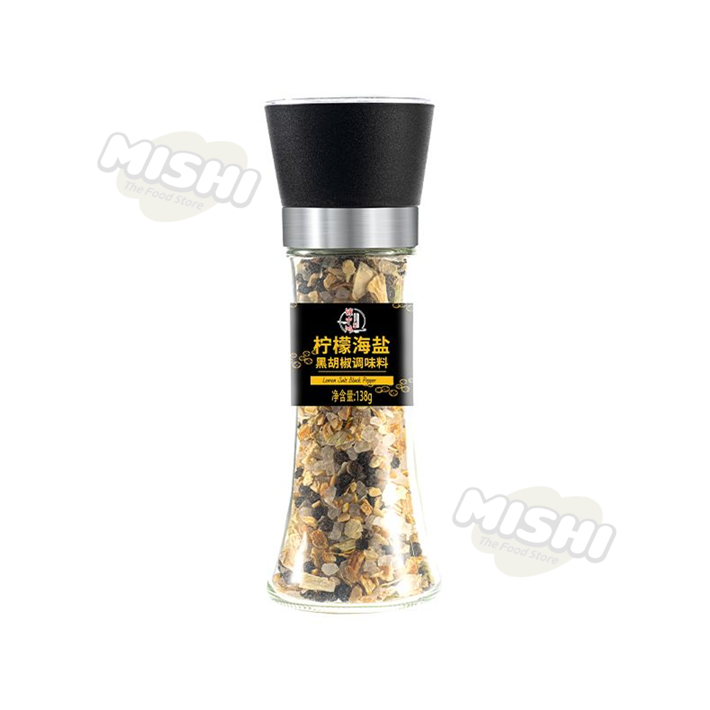 JINZHONGHONG Brand Lemon Sea Salt Black Pepper 138g