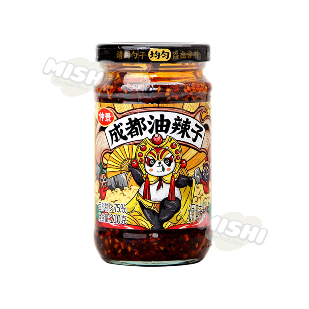ZHONG JING Brand Chengdu Chili Oil Seasoning 210g