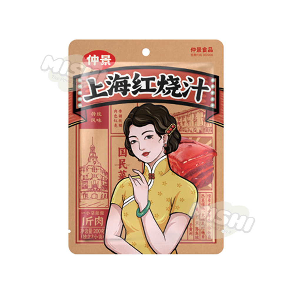 ZHONG JING Brand Shanghai Braised Pork Sauce 200g