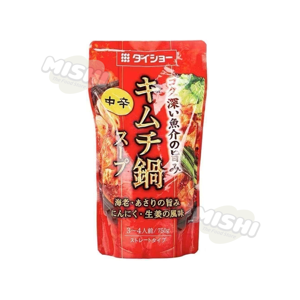 DAISHO Mildly Spicy Kimchi Flavored Hot Pot Soup Base