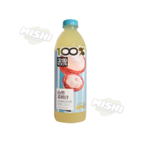 WEI YUAN Brand 100% Mangosteen and Lychee Blend Fruit Juice 1.25L