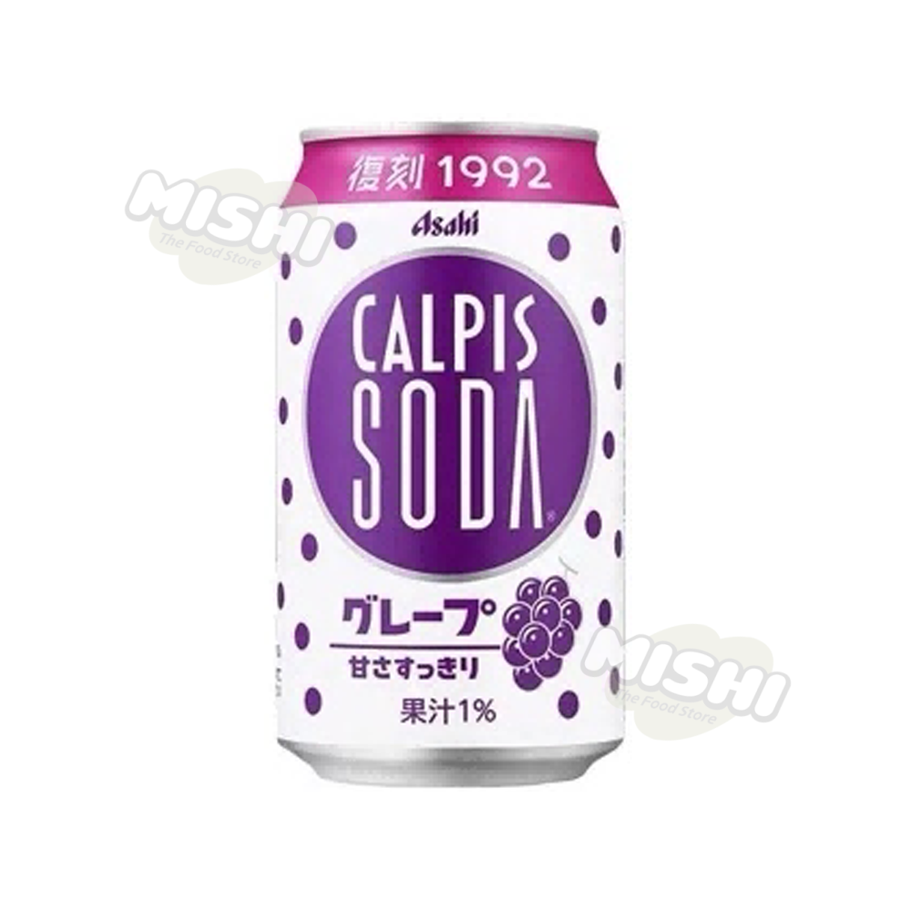Calpis Lactic Acid Bacteria Grape Flavored Carbonated Drink